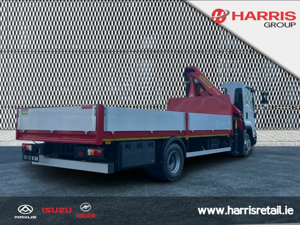 Isuzu NPR 11T F-Series Dropside with Palfinger 110 - Image 3