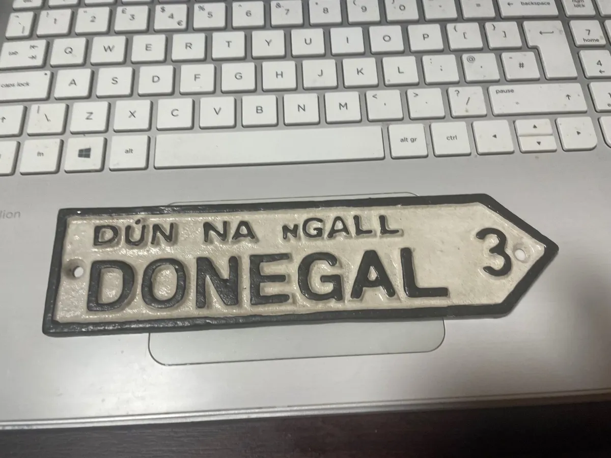 CAST IRON DONEGAL SIGN