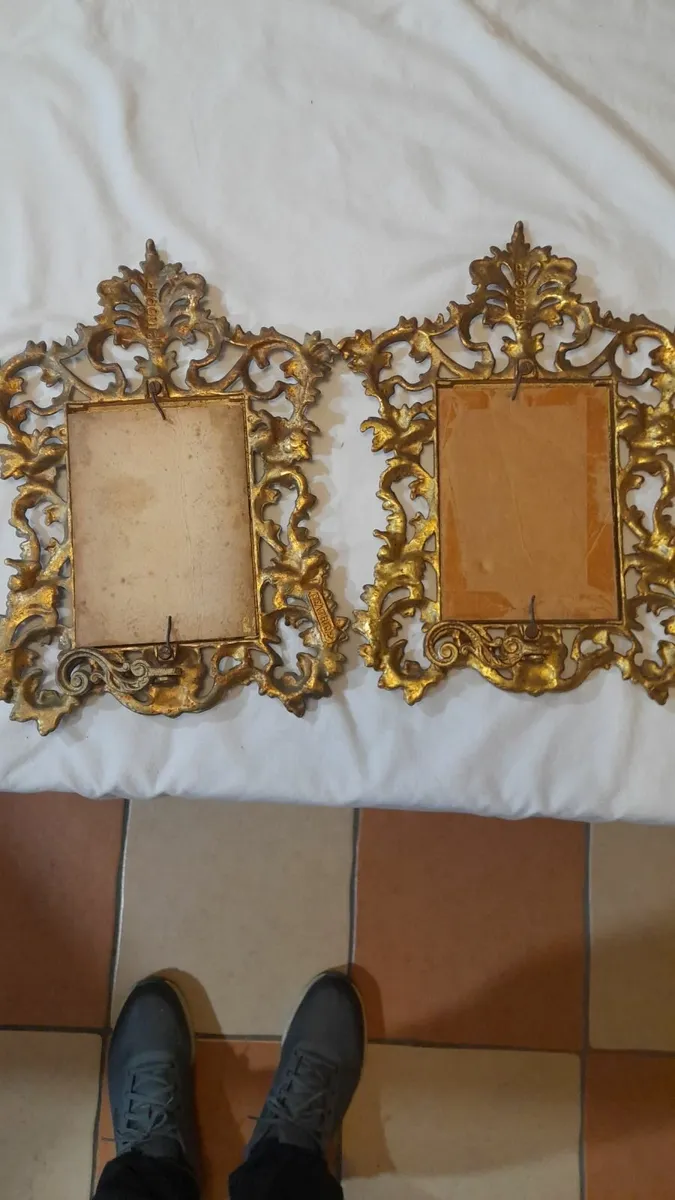 French glass and picture frames - Image 3