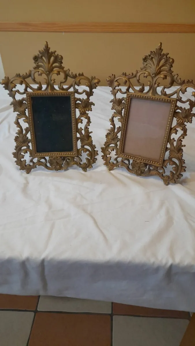 French glass and picture frames - Image 4