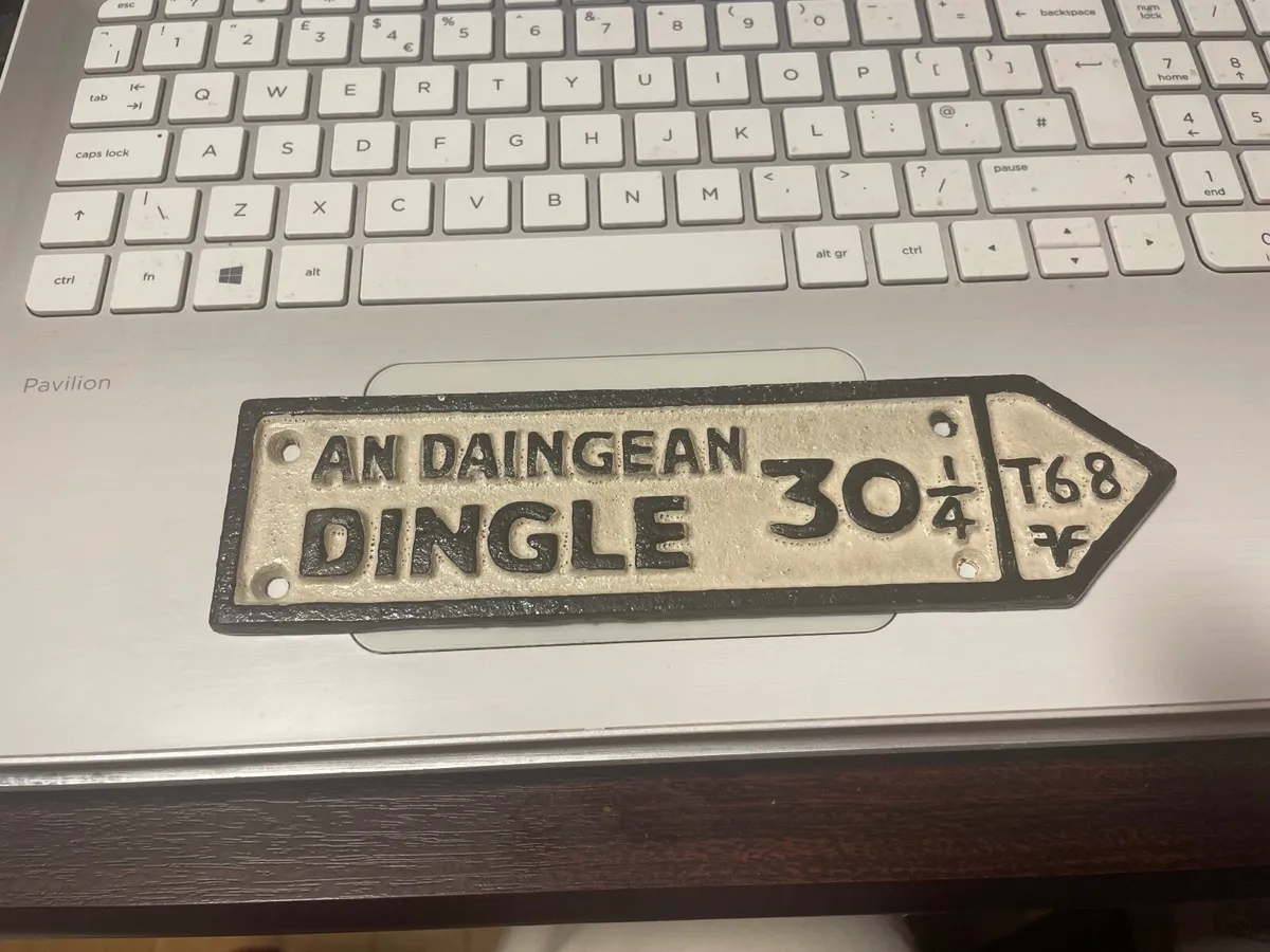 CAST IRON DINGLE SiGN