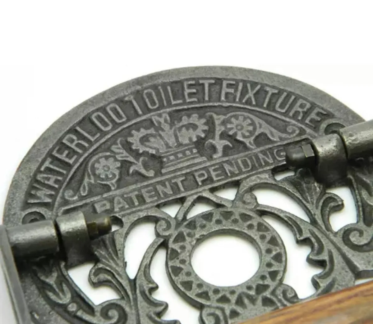 Cast Iron Retro Vintage Rustic Toilet Roll Holder - Image 2