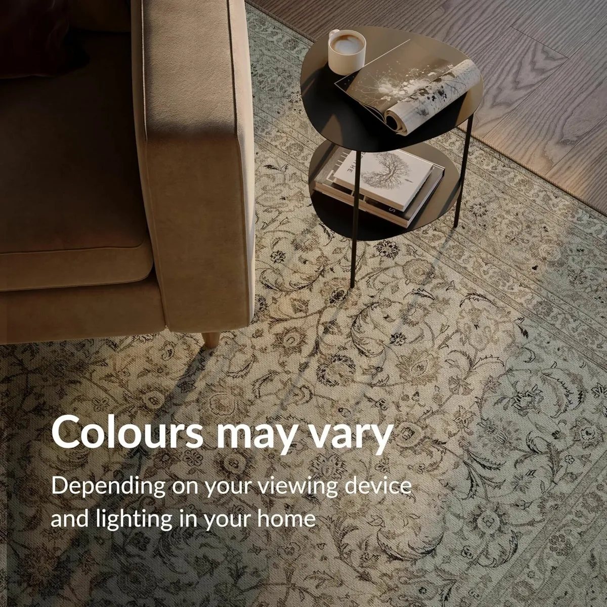 Washable Rug Cotton Living Room 240x330cm - Image 3