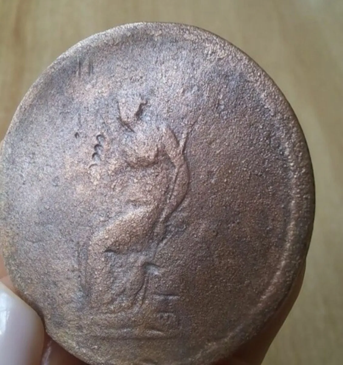 YEAR.. 1797... GEORGE III ONE PENNY CARTWHEEL COIN - Image 1