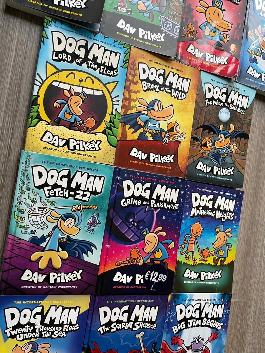 Full Set of 13 DogMan Books:7 Hardback - FREE POST - Image 1