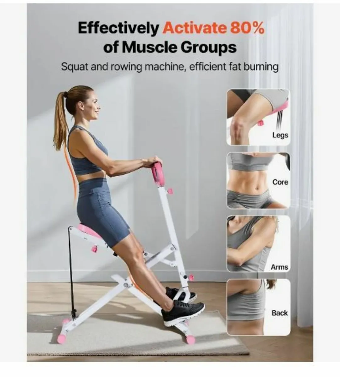 Squat Machine, Deep Squat Rowing Machine - Image 2