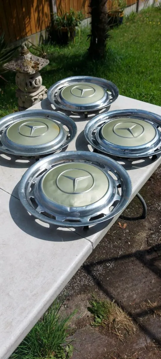 Mercedes Steel Hub Caps - Image 1