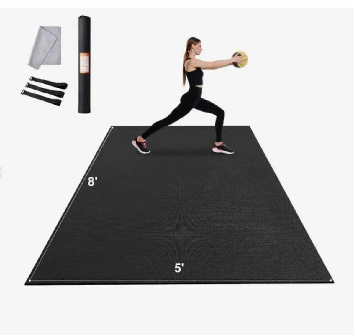 Exercise Mat Non Slip Yoga Mat Gym Fitness - Image 1