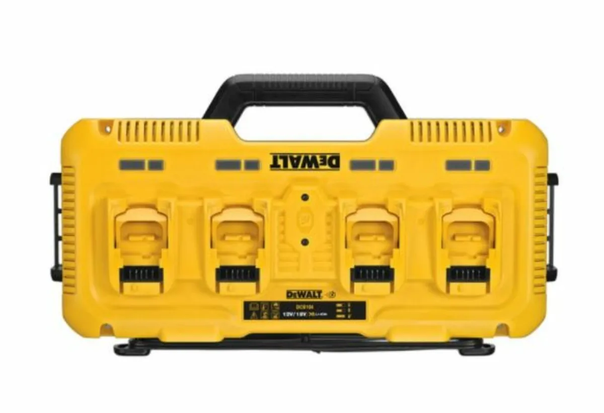 Dewalt Dcb104 18v 240v Xr 4 Port Fast Charger - Image 1