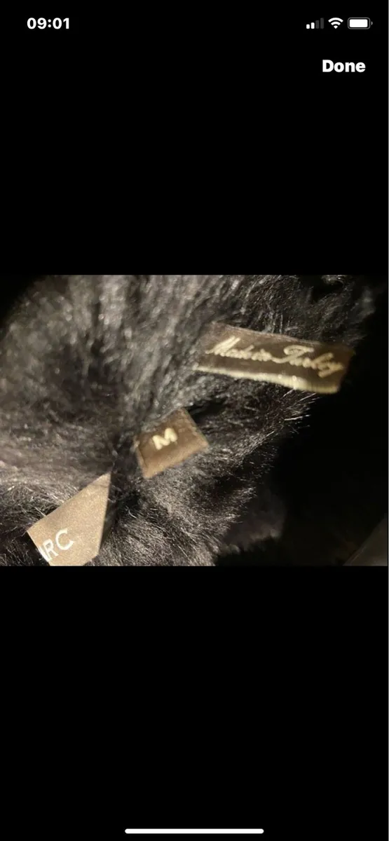 Andrew Mark Shearling Lamb Suede Coat - Image 4