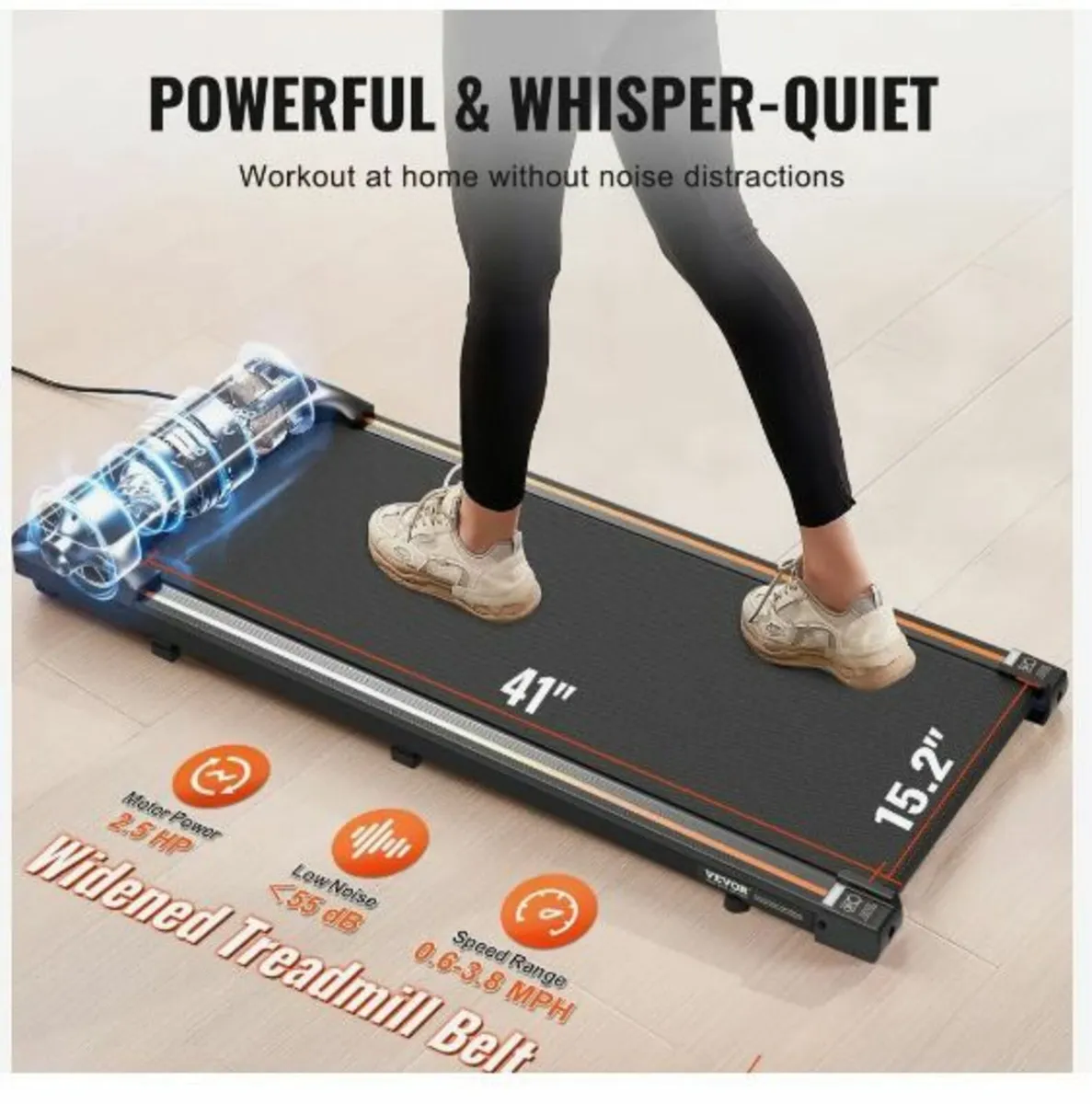 Walking Pad, Under Desk Treadmill - Image 2