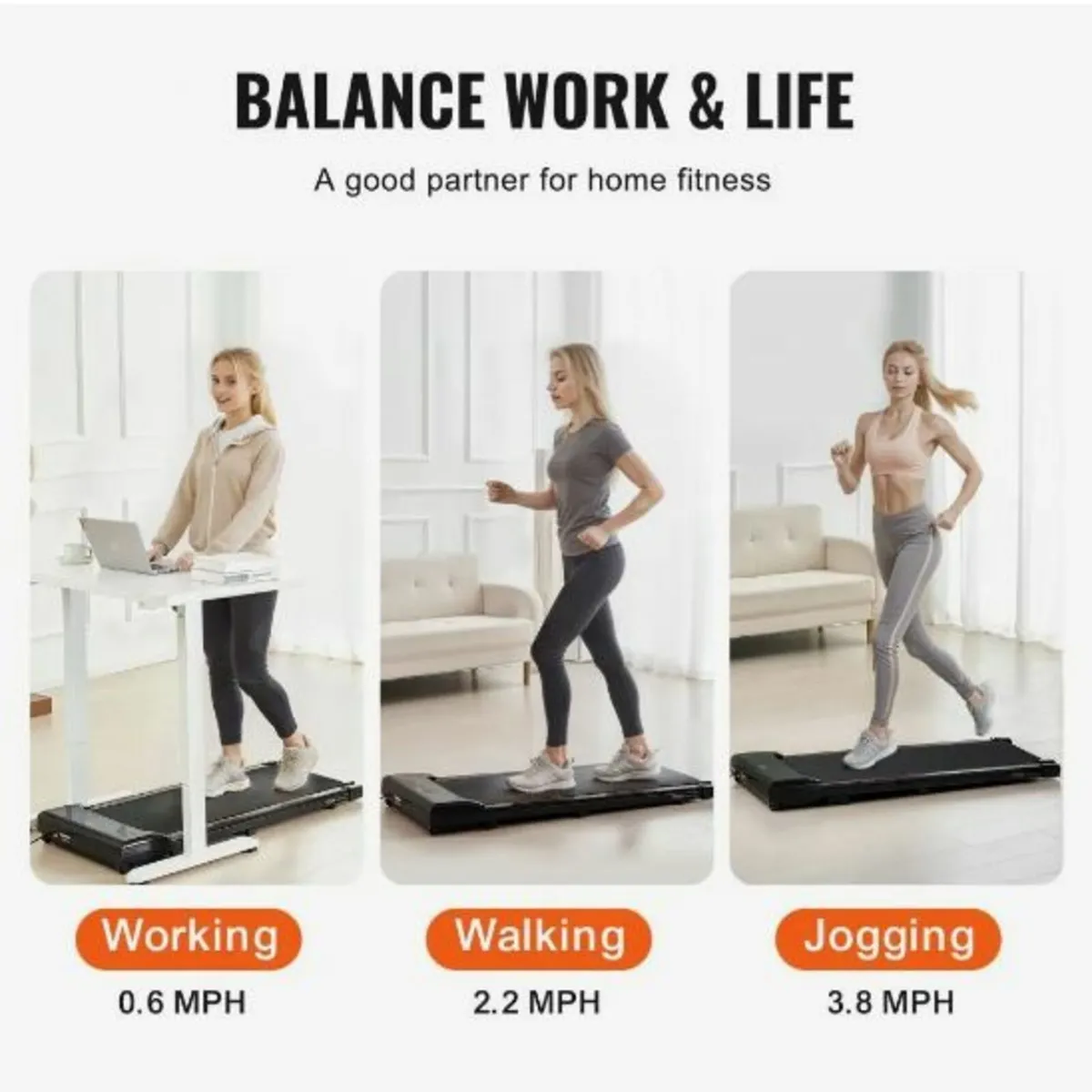 Walking Pad, Under Desk Treadmill - Image 4