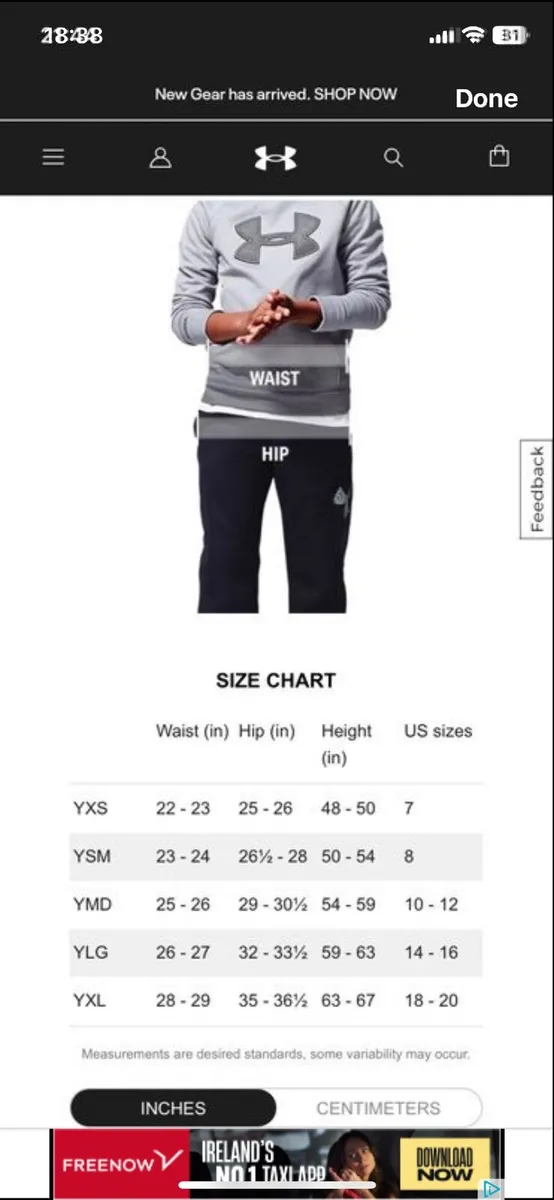 Under Armour Tracksuit 12-13yrs - Image 3