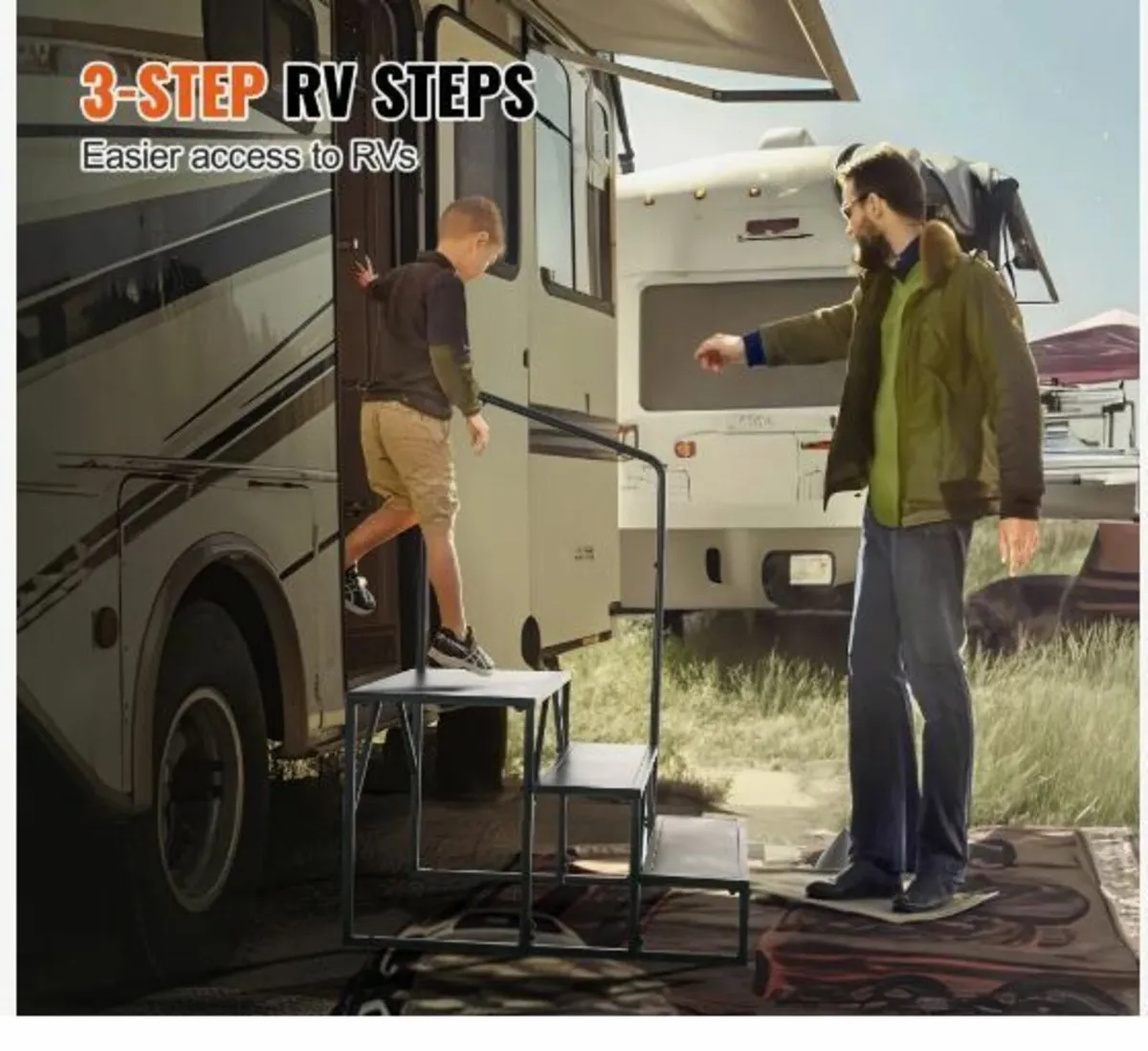 RV Steps, 3-Step RV Stairs - Image 2