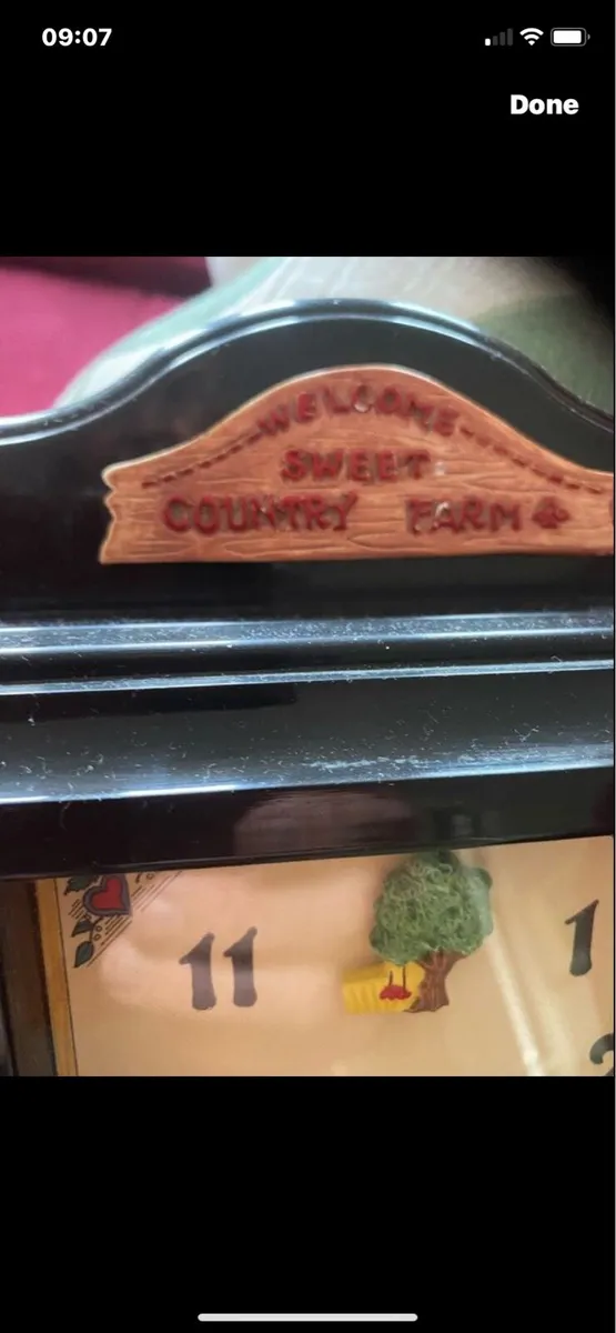 Sweet Country Farm Clock & Key Box - Image 2