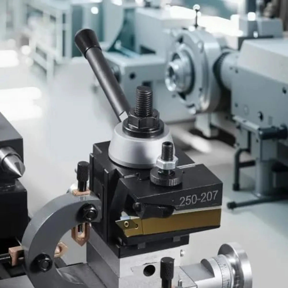 Quick Change Tool Post Set, 8 Pcs, Includes Lathe - Image 4