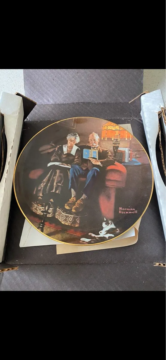 Norman Rockwell plates