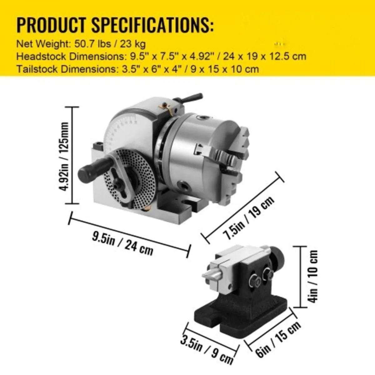 BS-0 Precision Dividing Head, Horizontal Dividing - Image 3