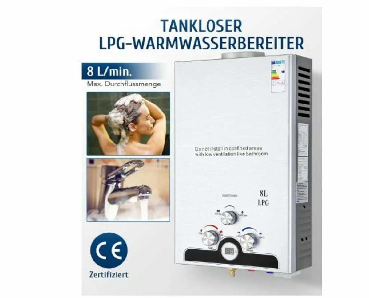 Gas Water Heater 8L - Image 3