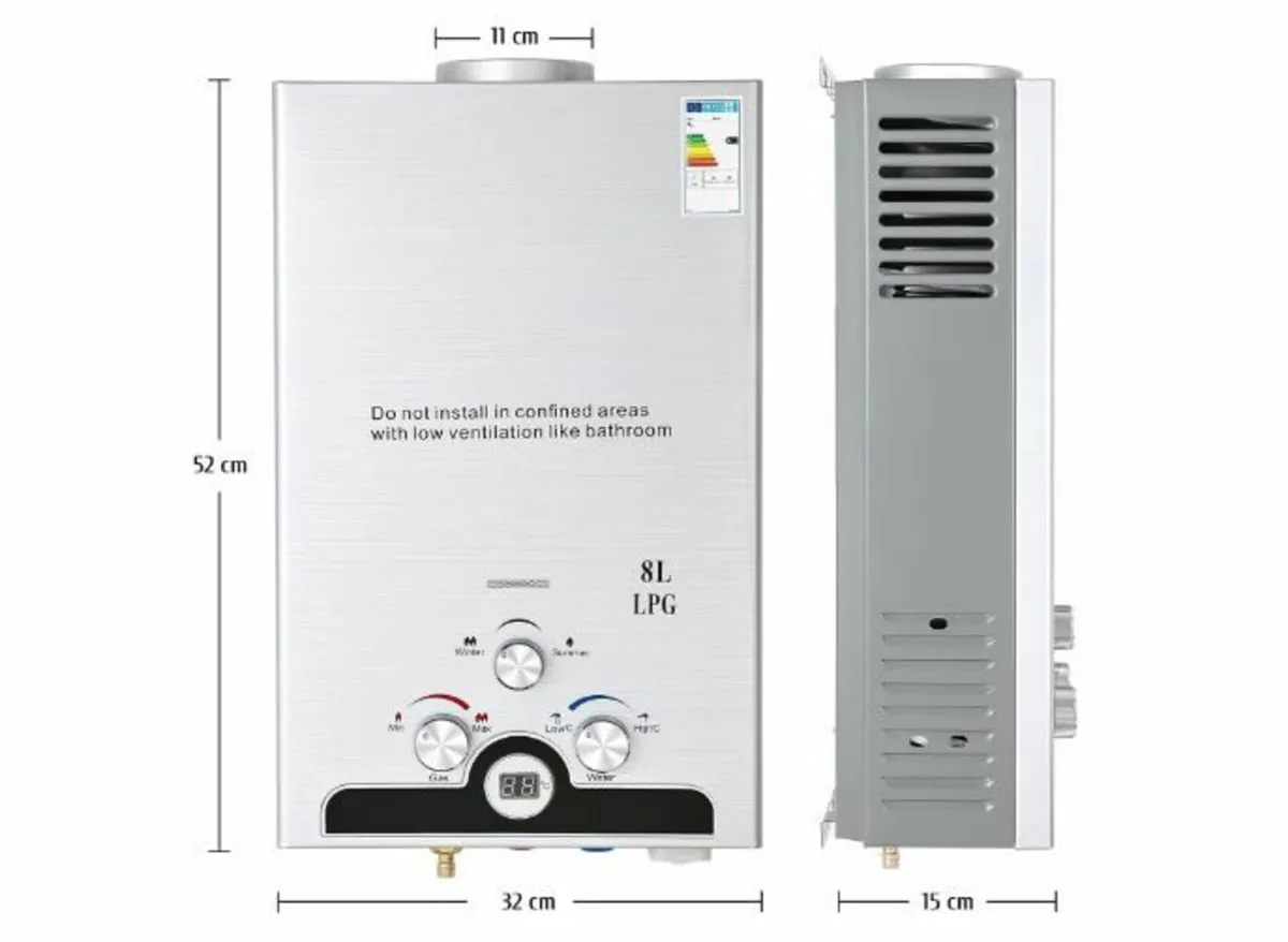 Gas Water Heater 8L - Image 1