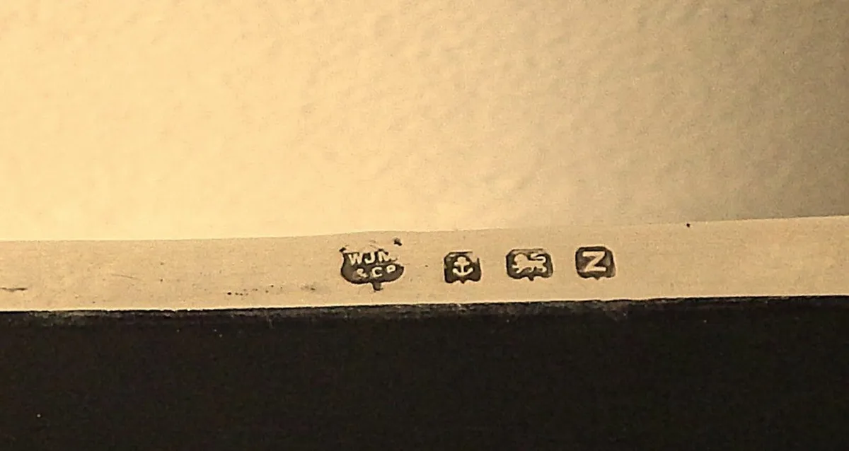 Mid Century Silver Perpetual Desk Calendar - Image 4