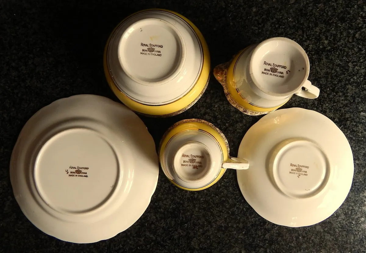 Selection of 14 Pieces Royal Stafford Bone China - Image 4