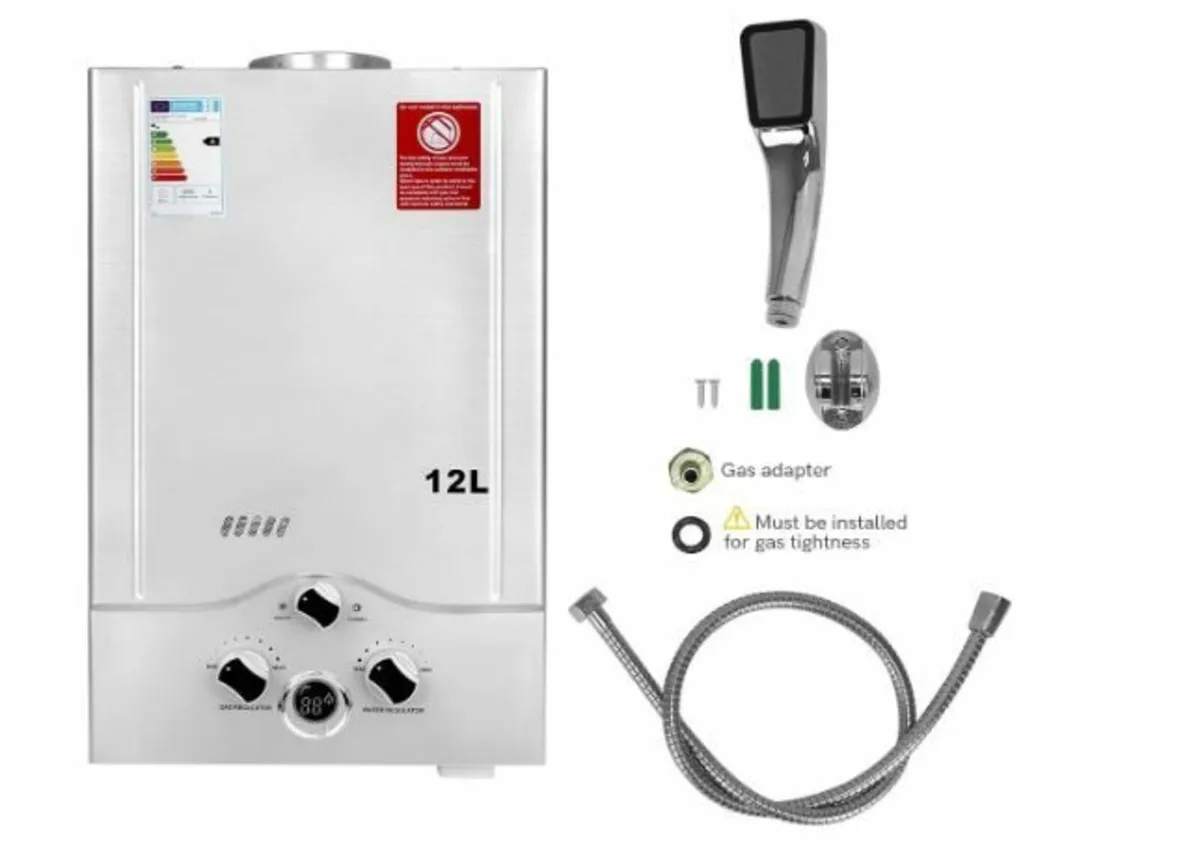 12LPM Gas Instantaneous Water Heater, 24 kW - Image 1