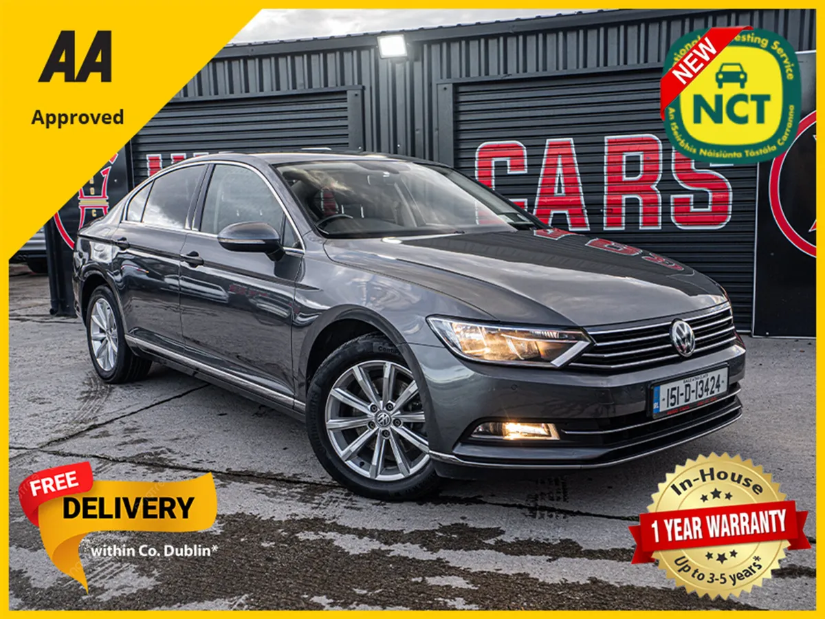 2015 VW Passat 1.6tdi HIGHLINE/New NCT/1yr warrant - Image 1