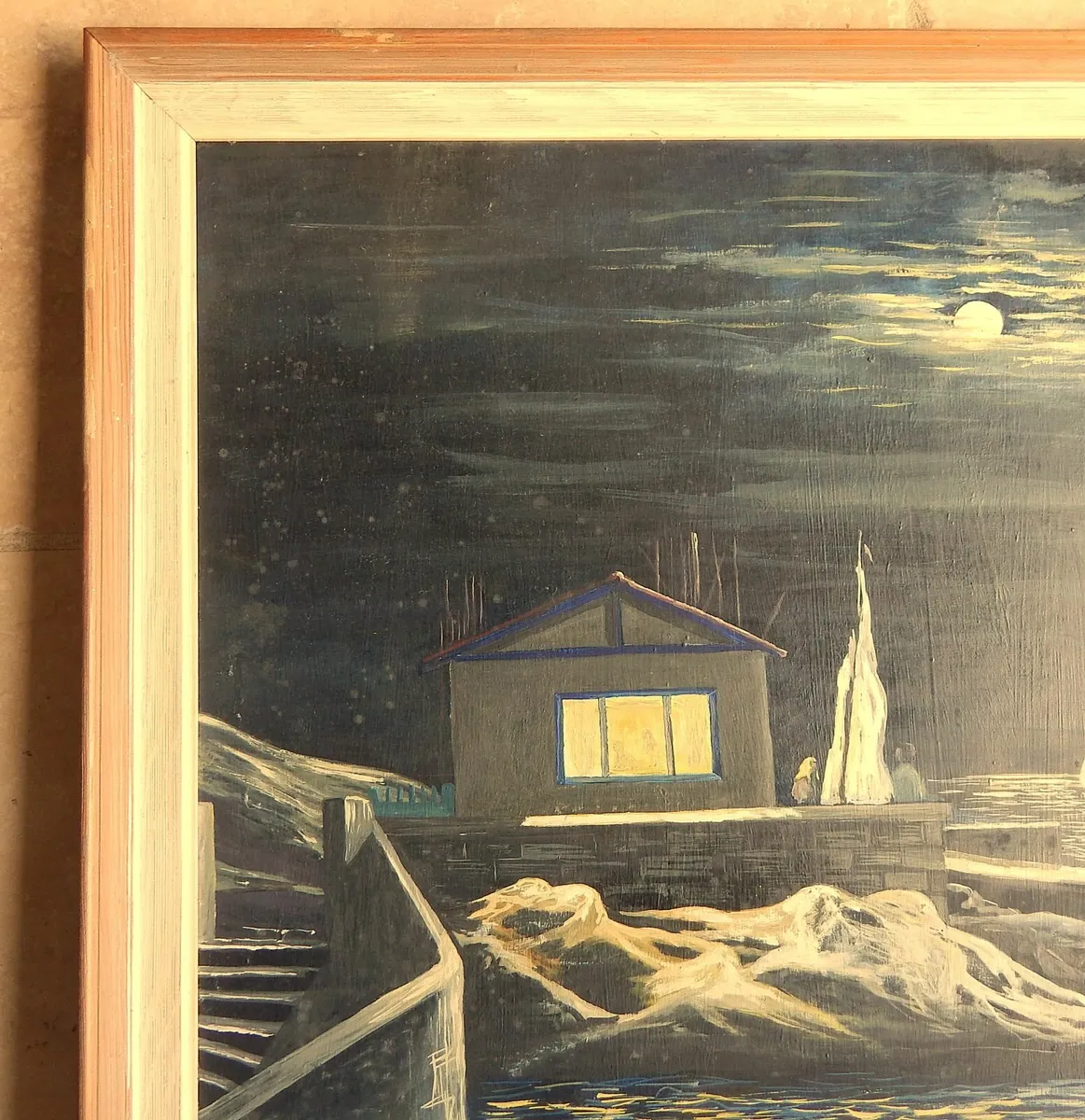 Large Signed Oil on Board Painting by John Geale - Image 3