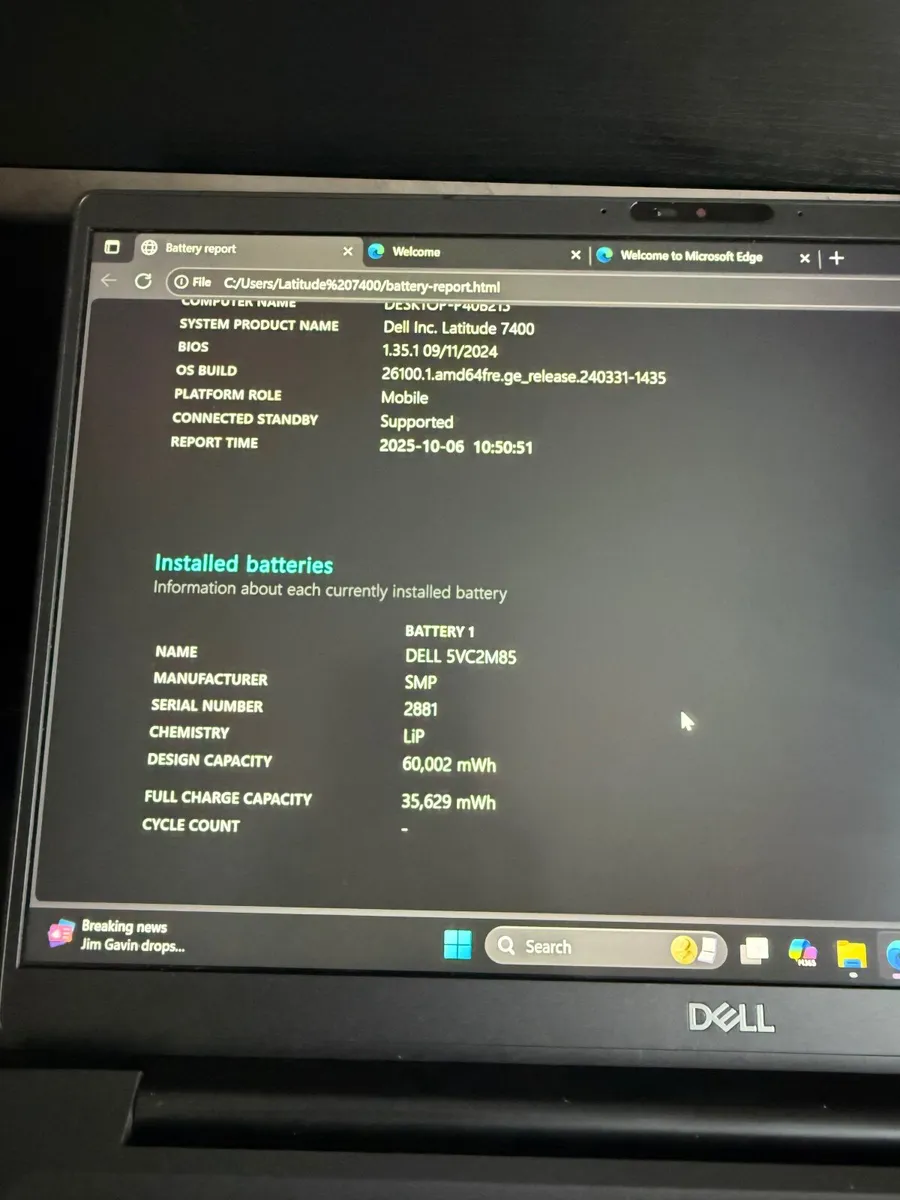 Dell Latitude 7400 Laptop i7/16GB/256SSD/FHD - Image 3