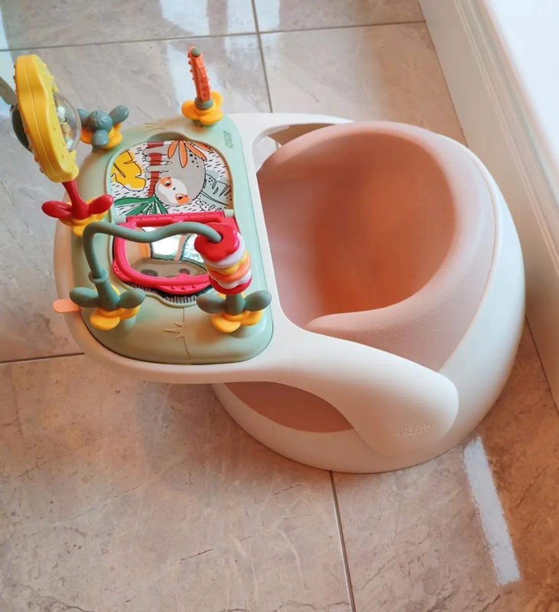 Babies Snug Floor Seat with Activity Tray and toys - Image 1
