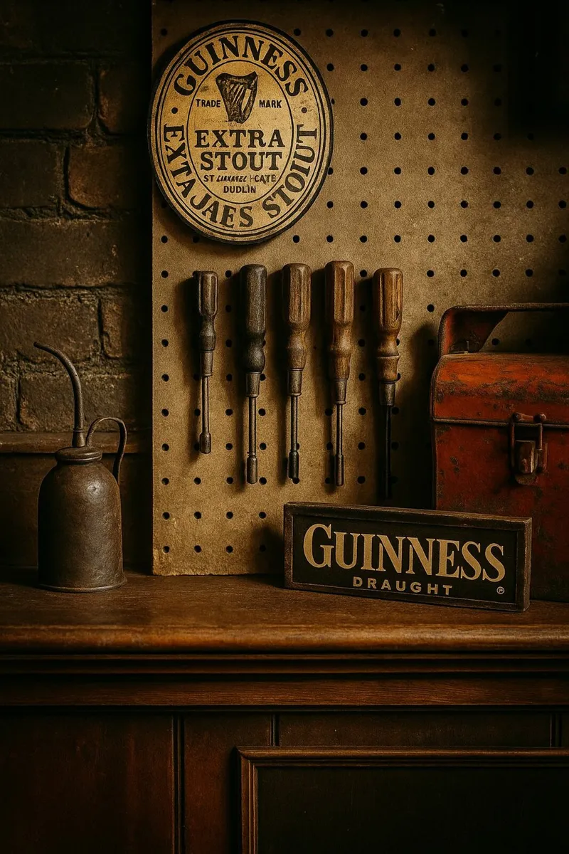 antiques vintage garage car NUT SPINNERS cave pub - Image 2