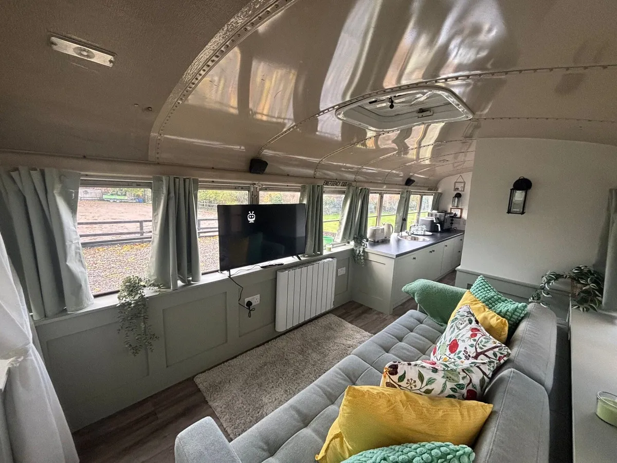 American School Bus Bnb, Glamping - Image 4