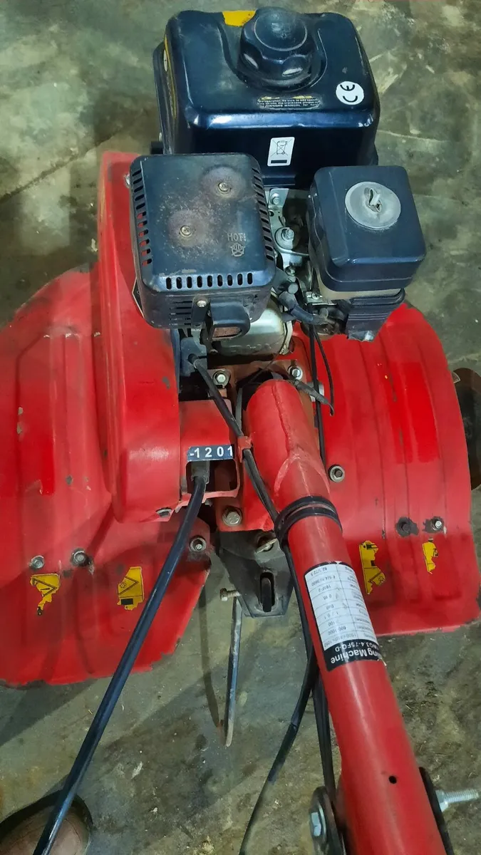 Petrol Rotavator LONCON 196cc Perfect condition - Image 4