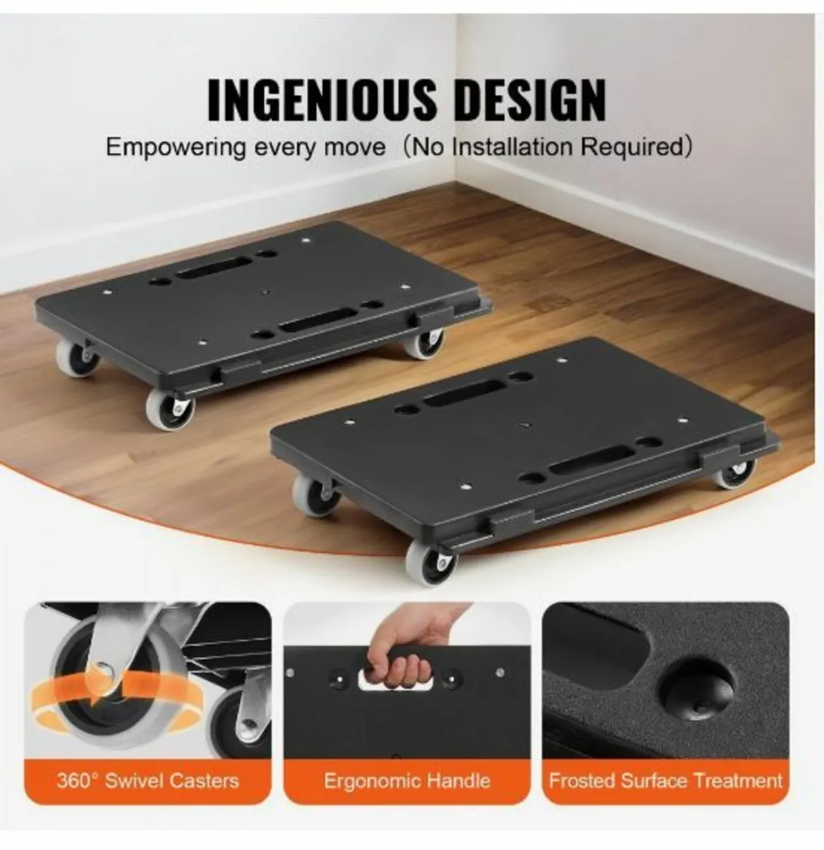 Furniture Dolly, 226.8 kg Capacity Each Count - Image 3