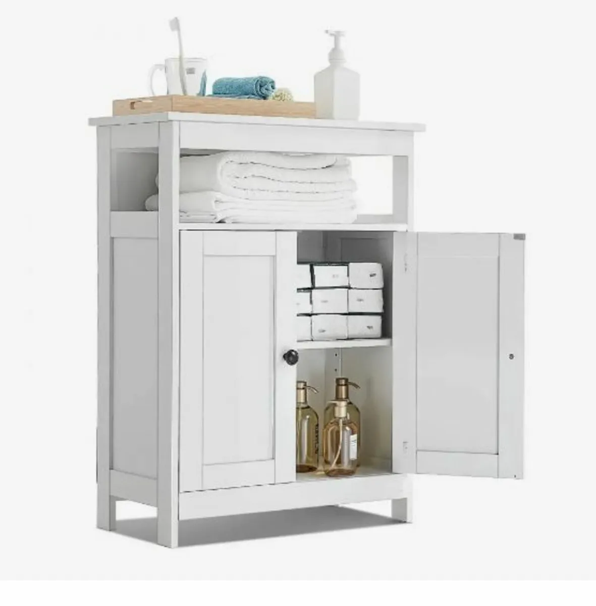 athroom Floor Cabinet, 3-Tier - Image 1