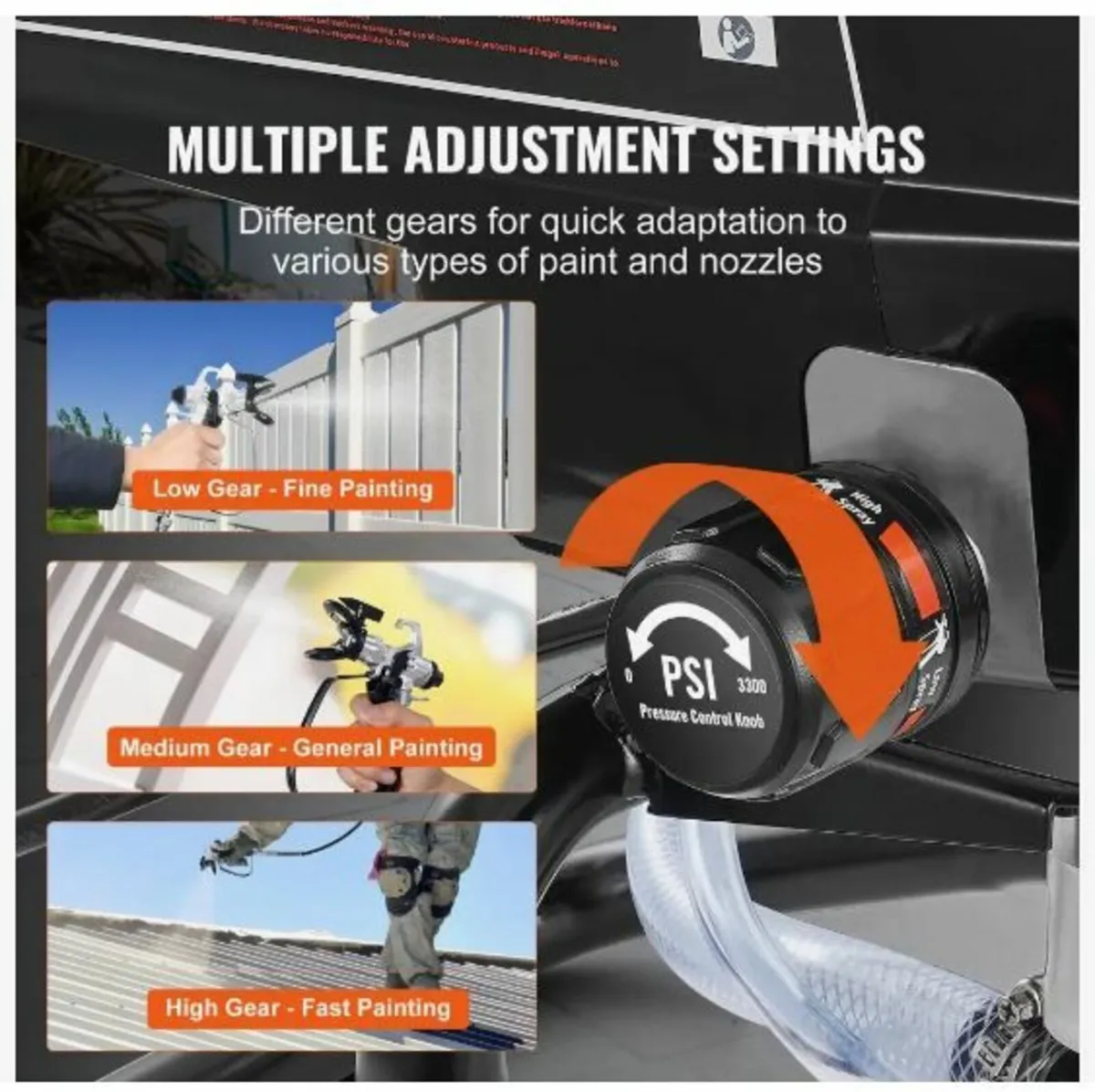 Stand Airless Paint Sprayer, 950W - Image 4