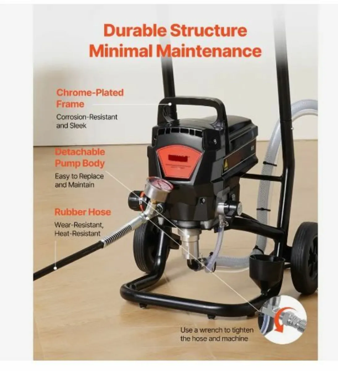 Stand Airless Paint Sprayer, 950W - Image 4