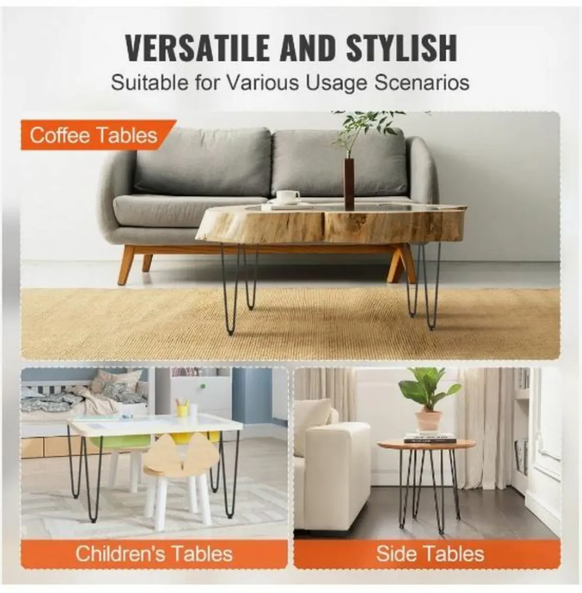 406.4MM Hairpin Furniture Legs - Image 2