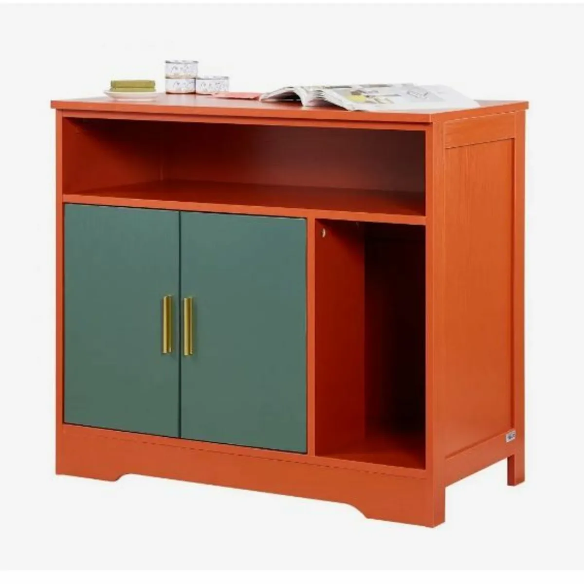 Box Cabinet with Shelf & Storage - Image 1