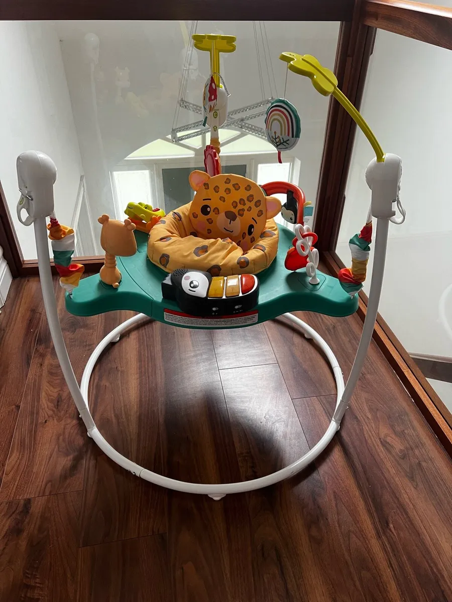 FISHER PRICE LEAPING LEOPARD JUMPEROO - Image 1