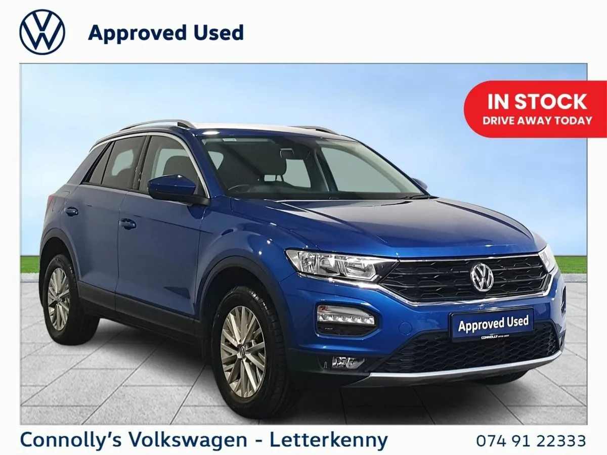 Volkswagen T-Roc 1.0 TSI 115bhp Design *From €348 - Image 1
