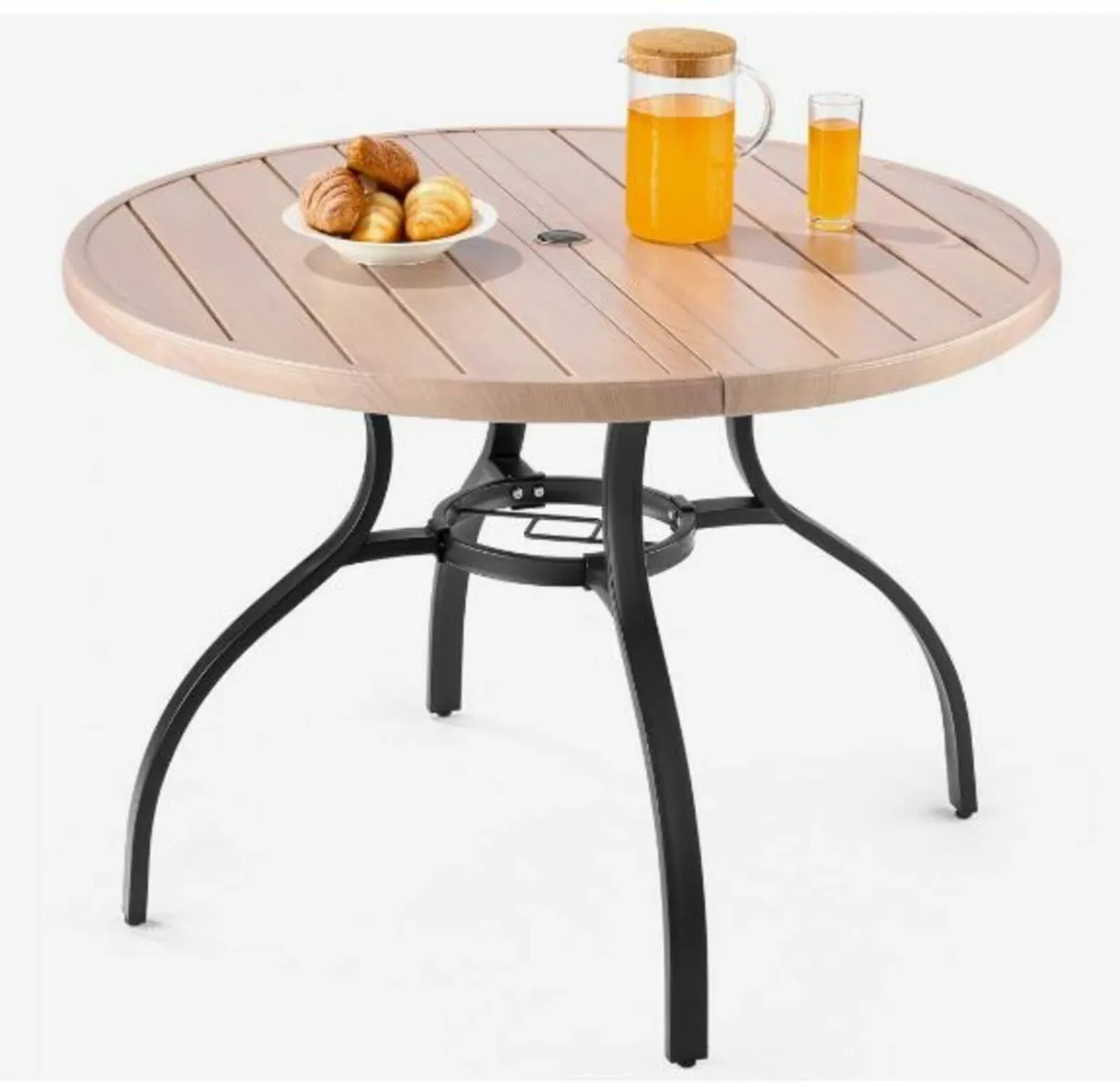 Outdoor Patio Dining Table, 103cm - Image 1