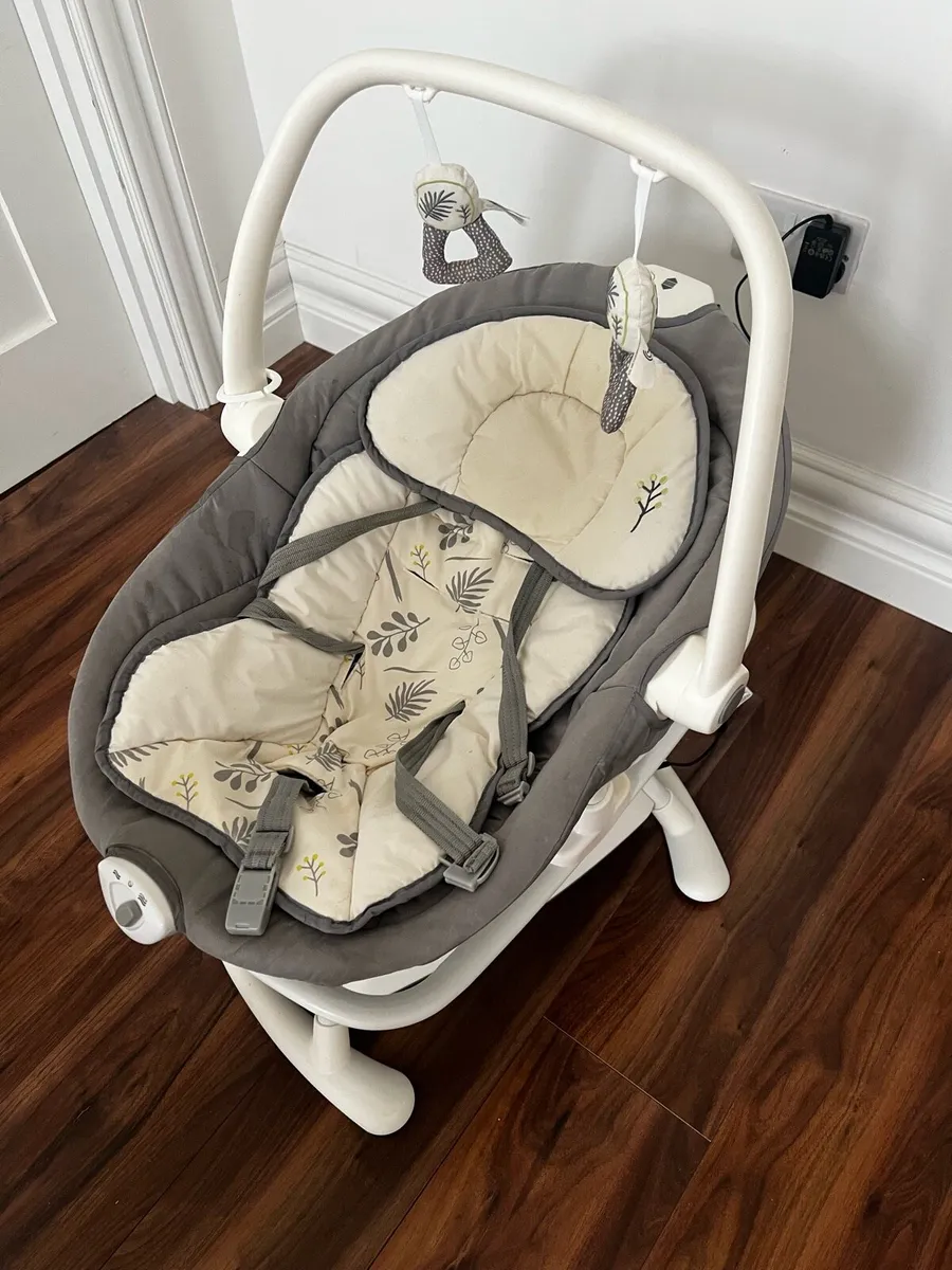 Joie Emeri 2-in-1 Baby Swing and Rocker Fern - Image 2