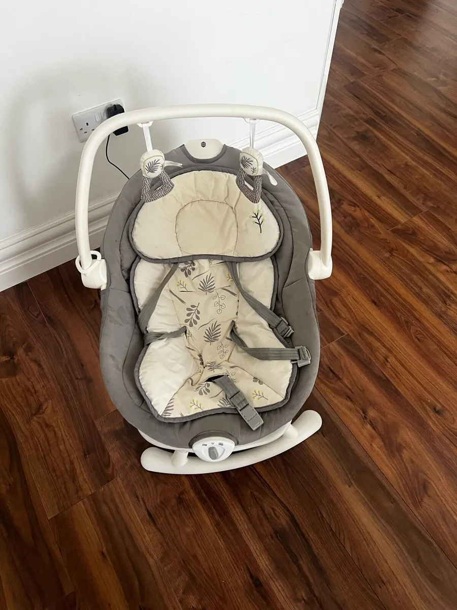 Joie Emeri 2-in-1 Baby Swing and Rocker Fern - Image 3