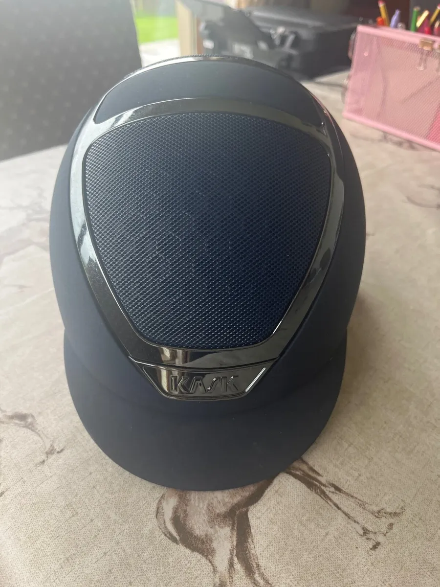 Kask navy riding hat/helmet 56 - Image 1