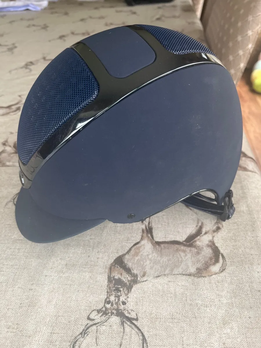Kask navy riding hat/helmet 56 - Image 3