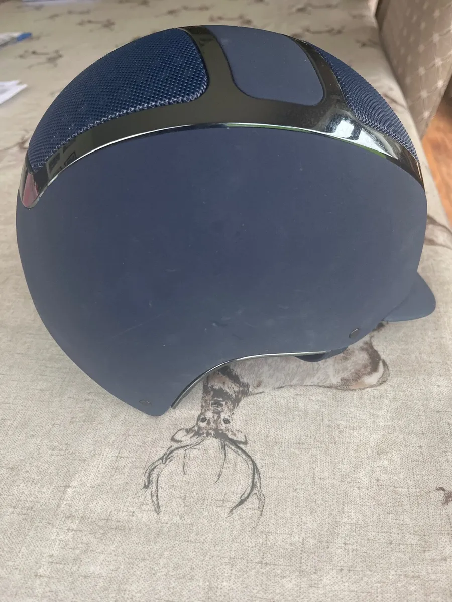 Kask navy riding hat/helmet 56 - Image 4