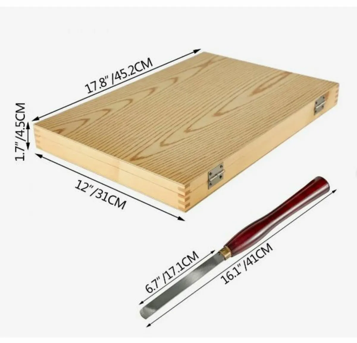 Wood Chisel Sets 8pcs Lathe Chisels - Image 2