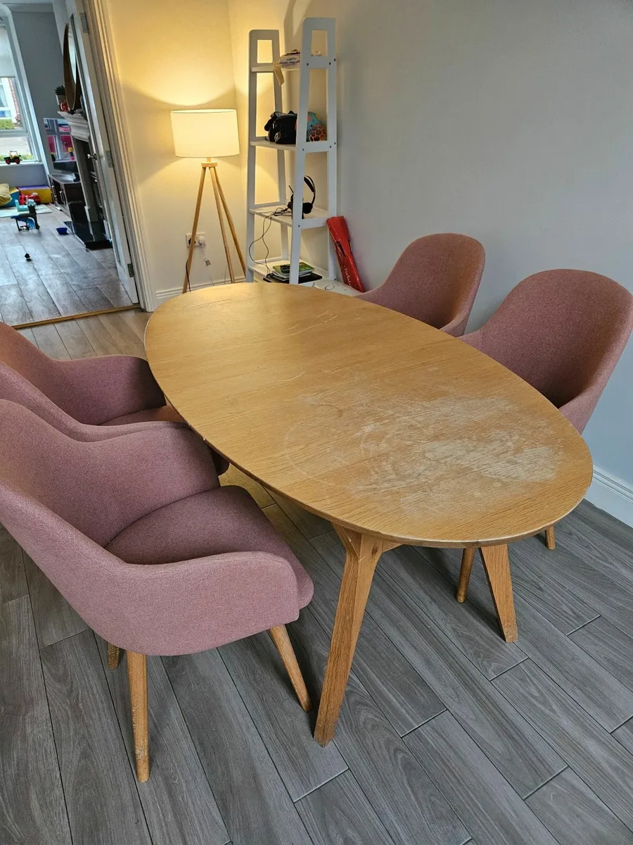 Dining Table and Chairs - Image 1